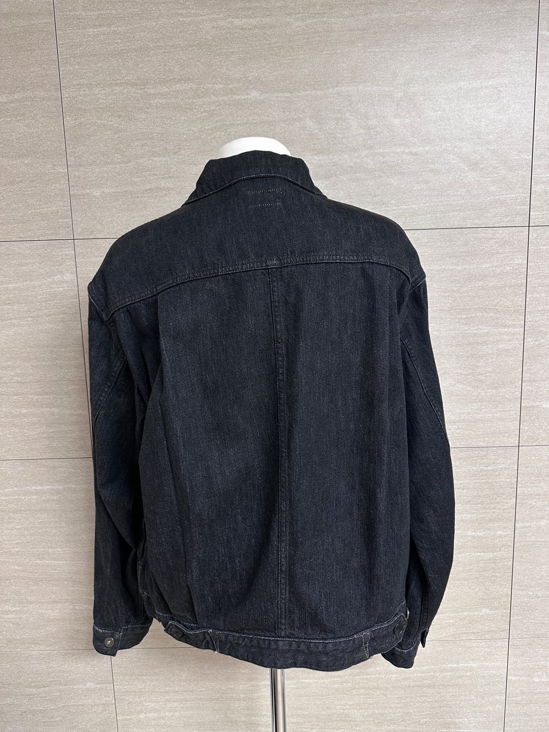(무배) 러프사이드 드레이프 데님 자켓 (100사이즈) 상품이미지7