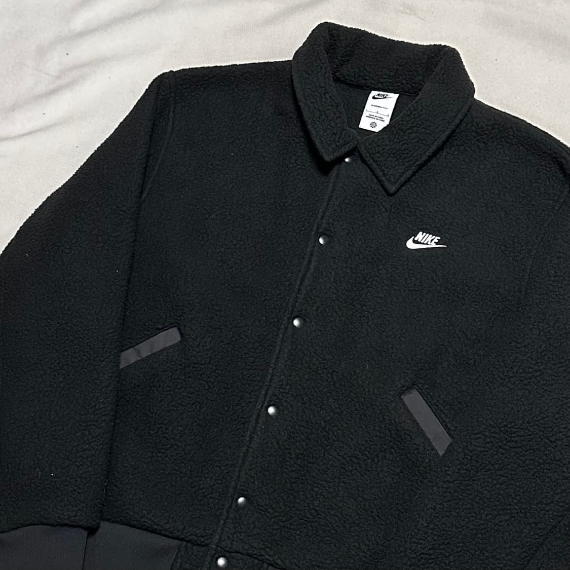 L 나이키 스포츠웨어 클럽 하이파일 플리스 코치 재킷 상품이미지1