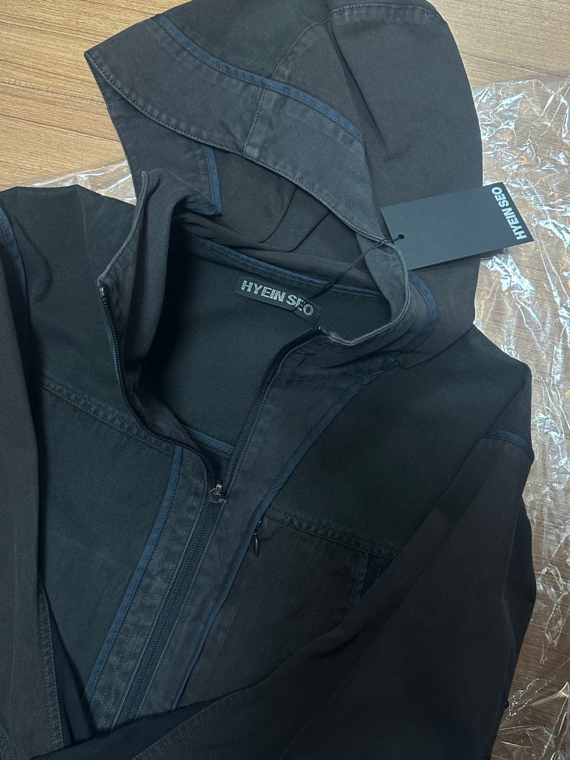 정가54 혜인서 패치워크 크롭 자켓 새상품 상품이미지6