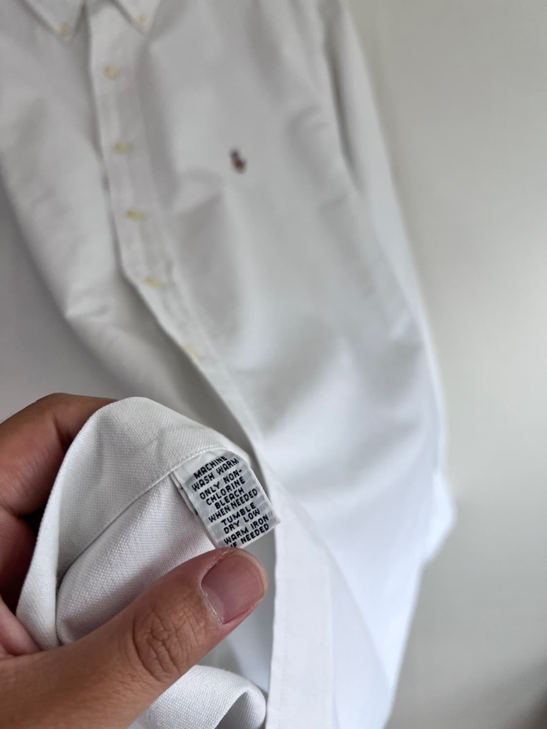 폴로 화이트 셔츠  상품이미지5