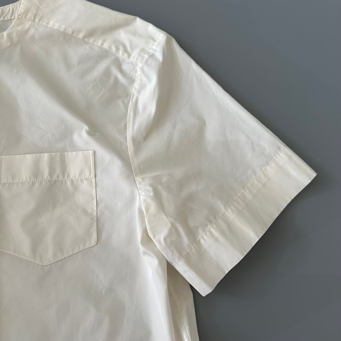 질샌더 jil sander navy 포켓 반팔 블라우스 상품이미지3