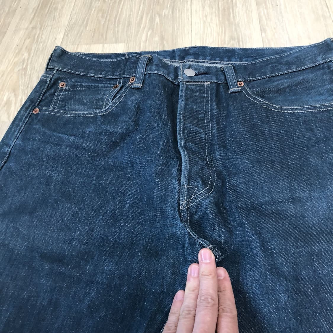 (34) 리바이스 Levi's 501 스트레이트핏 1351 코티드 데님 상품이미지4