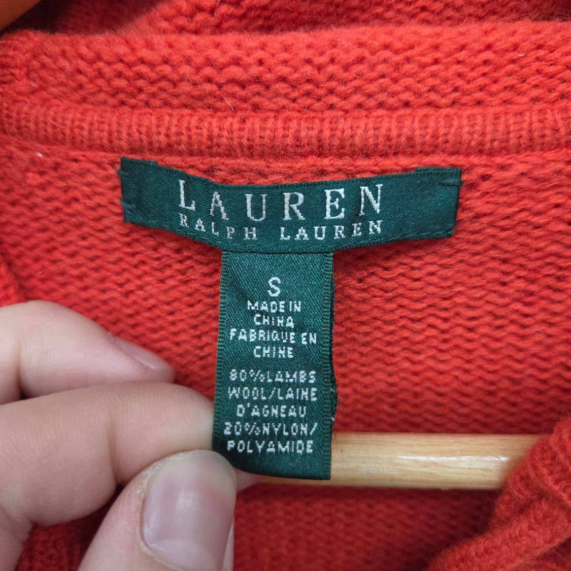 랄프로렌 후드 니트 더플 코트 여s 상품이미지4