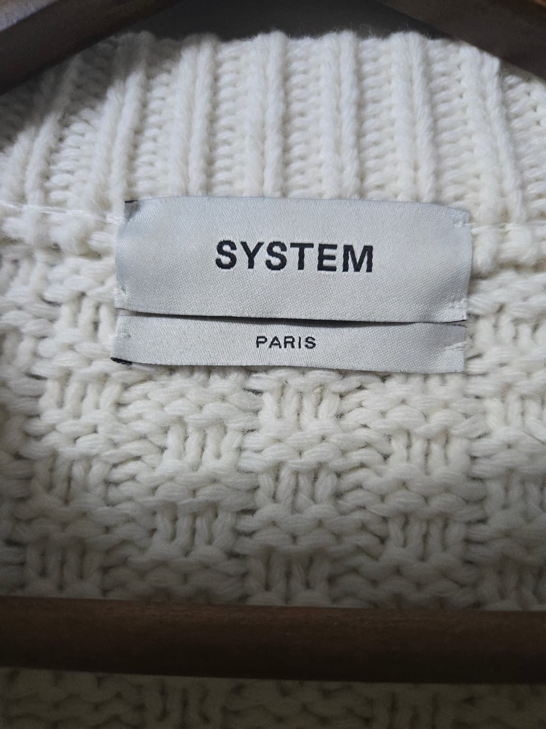 시스템옴므 2025 파리 컬렉션 오버사이즈 스웨터 상품이미지7