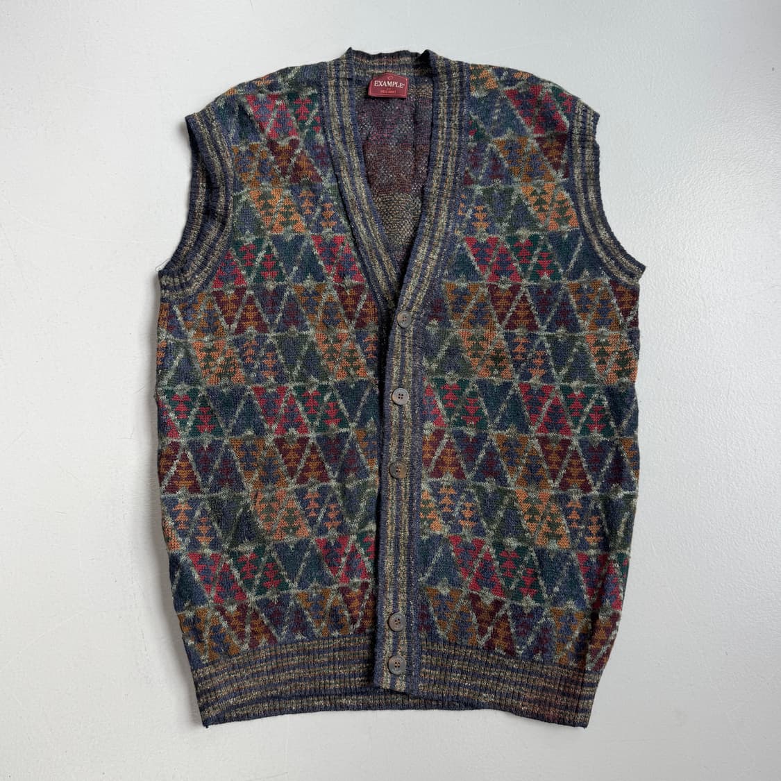 미쏘니 패턴 니트 베스트 조끼 상품이미지2