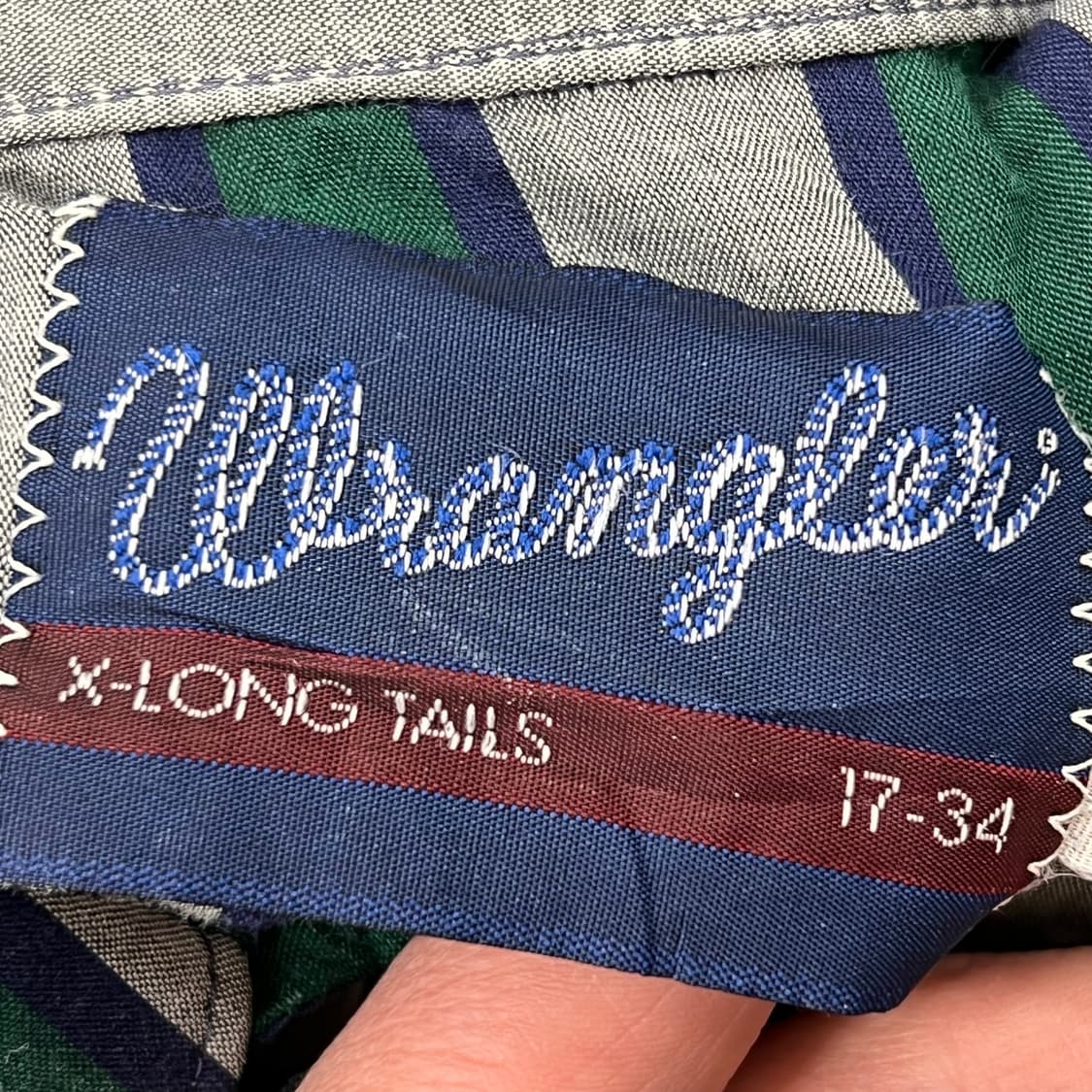 랭글러 스트라이프 셔츠 r3213 상품이미지5