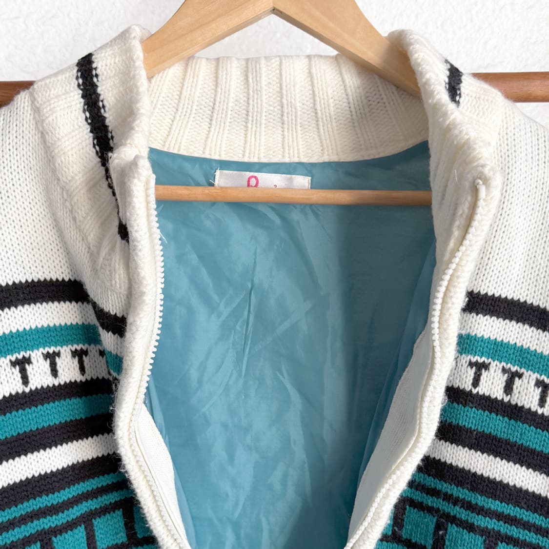 행운 버드 니트 집업 상품이미지7