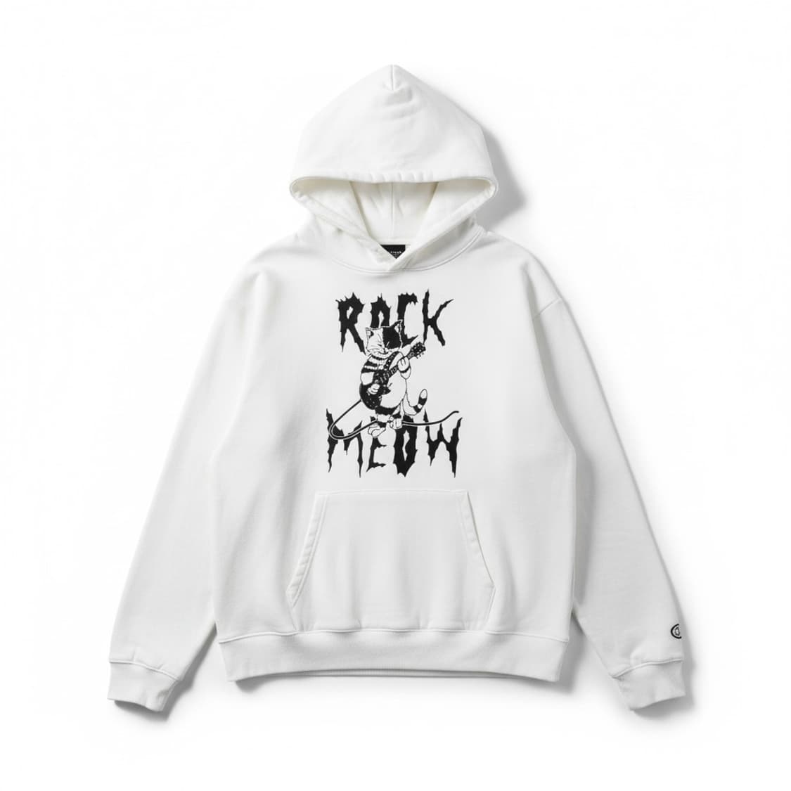 나이스고스트클럽 고양이 프린팅 후드티 상품이미지1