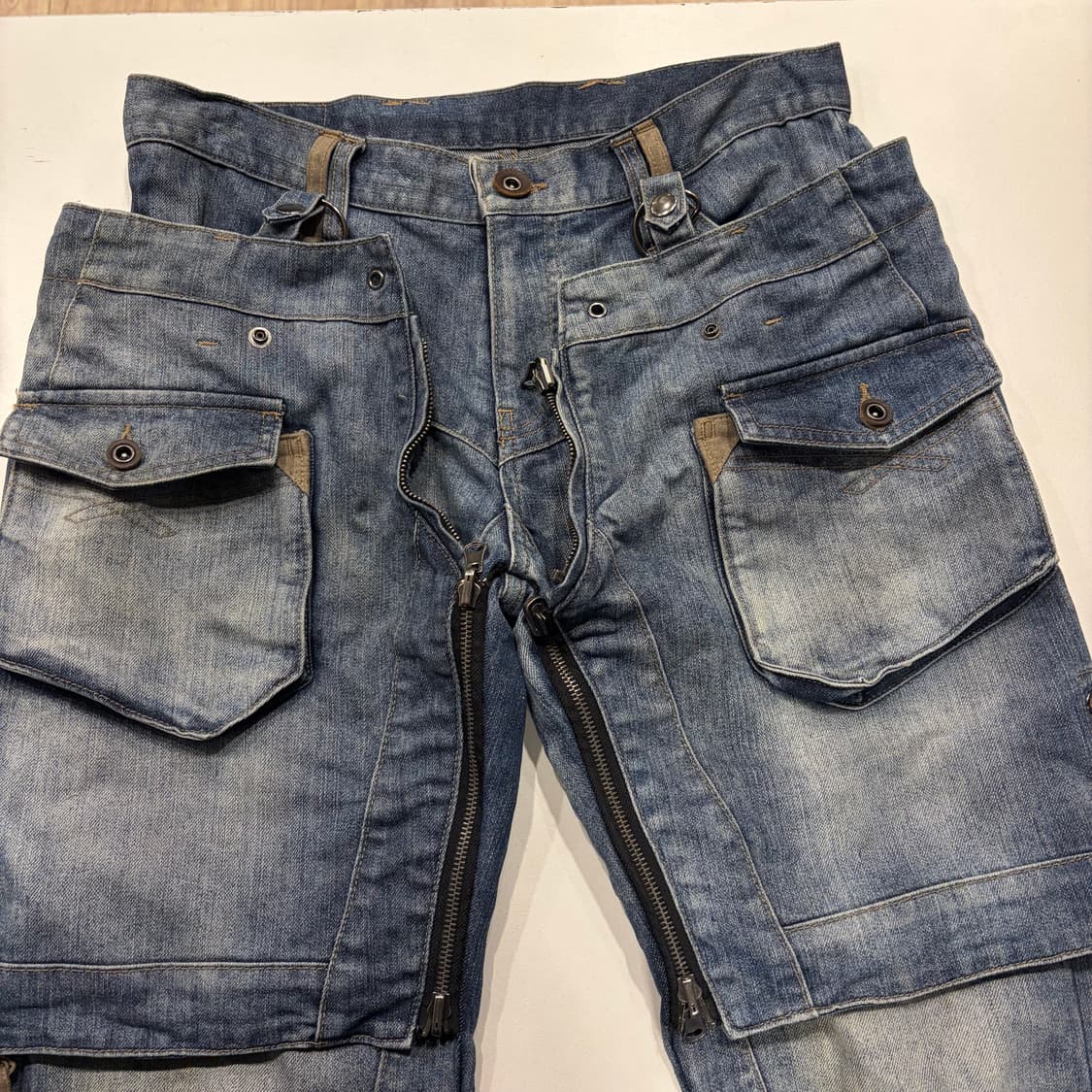 PPFM 재팬 빈티지 디테일 블루 데님 팬츠 C770 상품이미지3