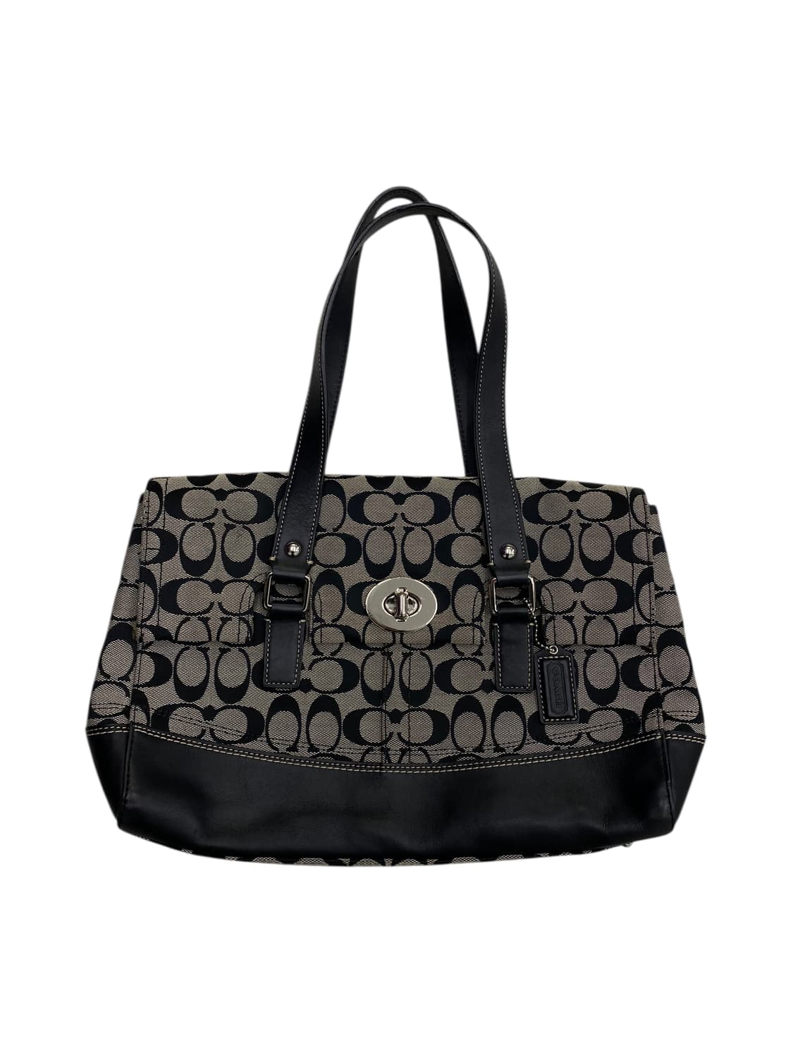 코치 y2k 블랙 버클 숄더백 상품이미지1