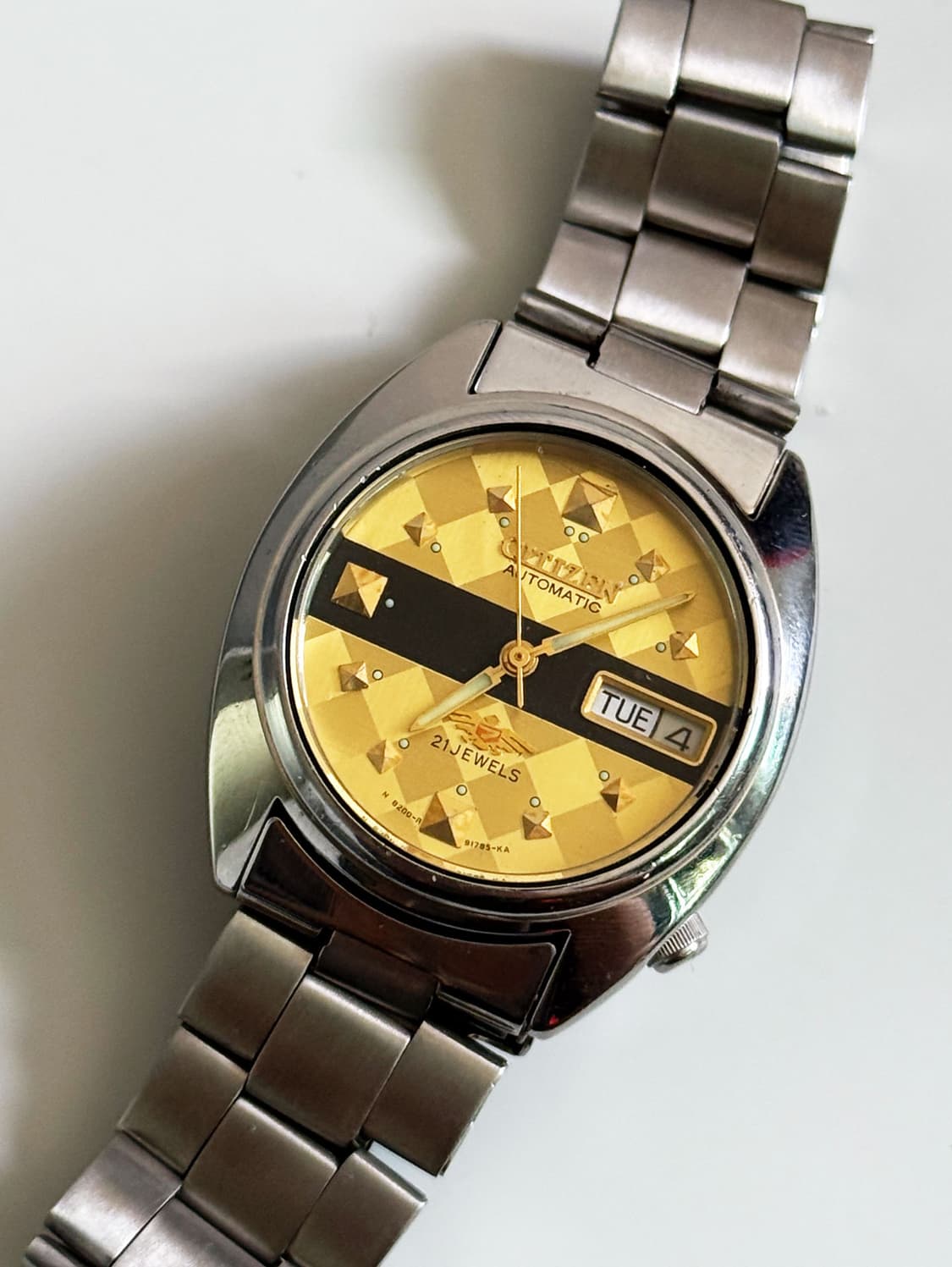 80s CITIZEN Automatic Metal Watch 상품이미지2