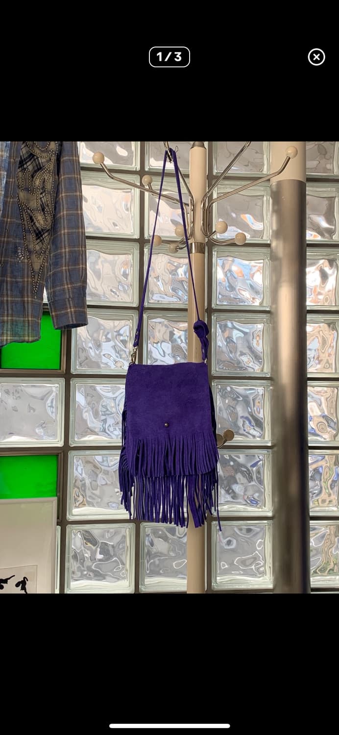 BAG FRINGE L 스웨이드프린지백 상품이미지1