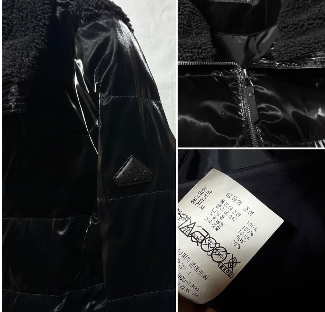 캘러웨이 글로시 구스다운 뽀글이 여성 골프 패딩 점퍼 상품이미지3