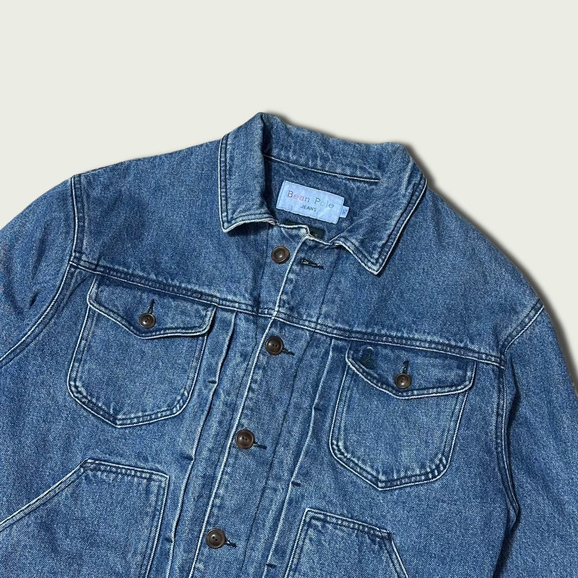 90's 빈폴 덩가리 데님 자켓 상품이미지2