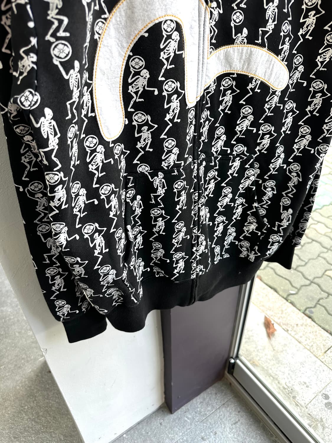 2XL/ 에비수 90s 빅로고 커스텀메이드 후드집업 상품이미지5
