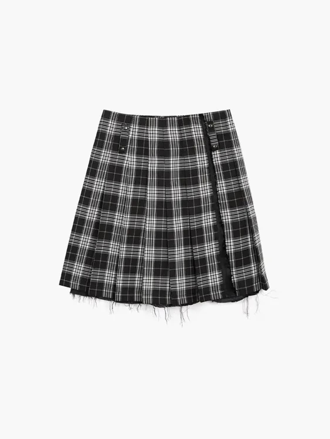 마지셔우드 타탄 체크 스커트🖤🍋‍🟩MARGESHERWOOD🍋‍🟩 상품이미지4