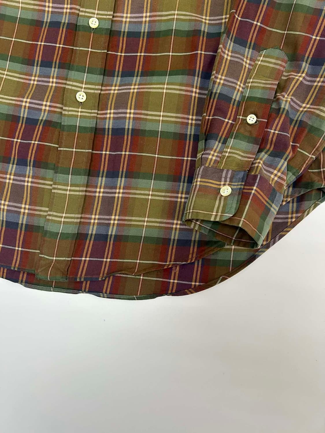 [M] 폴로 랄프로렌 클래식핏 플레이드 체크 패널 셔츠 상품이미지5