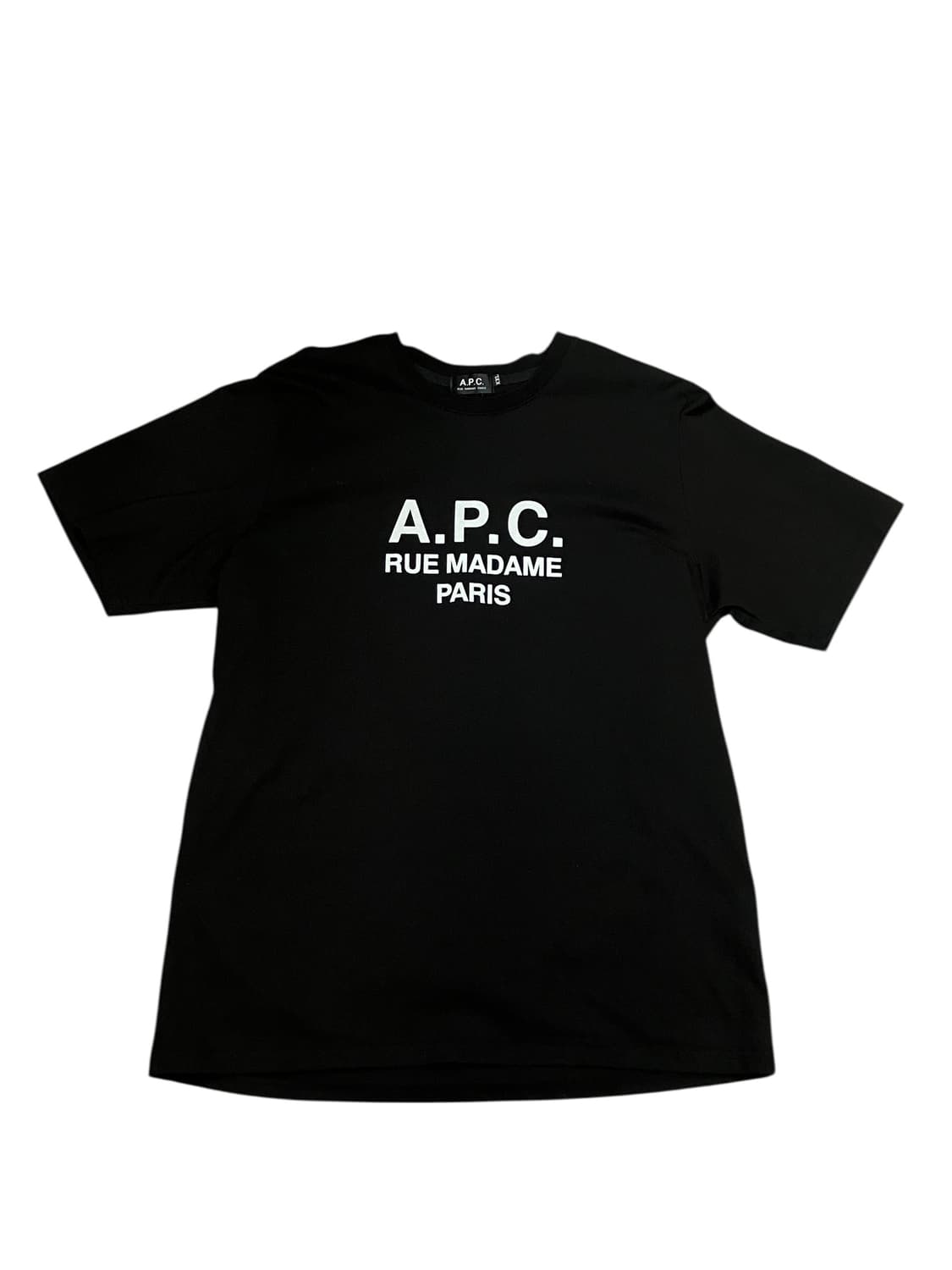 A.P.C 반팔 티셔츠 블랙 XXL  #csz2106 상품이미지3
