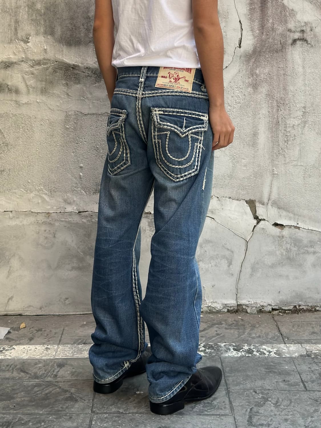 트루릴리전 빌리 슈퍼 T 플레어 팬츠 상품이미지1