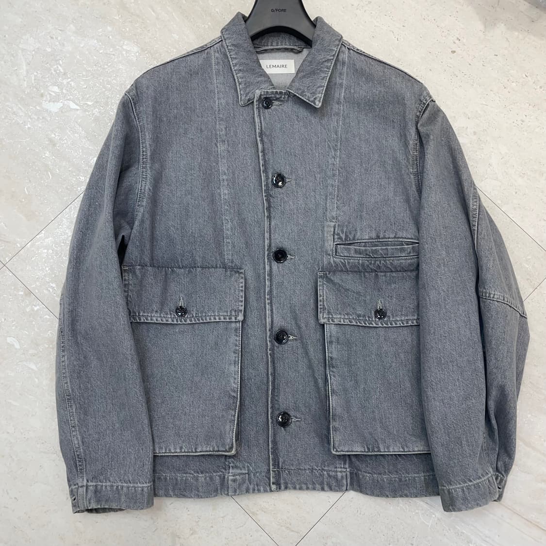 르메르 22SS 스톤 그레이 블루종 자켓 L 상품이미지2