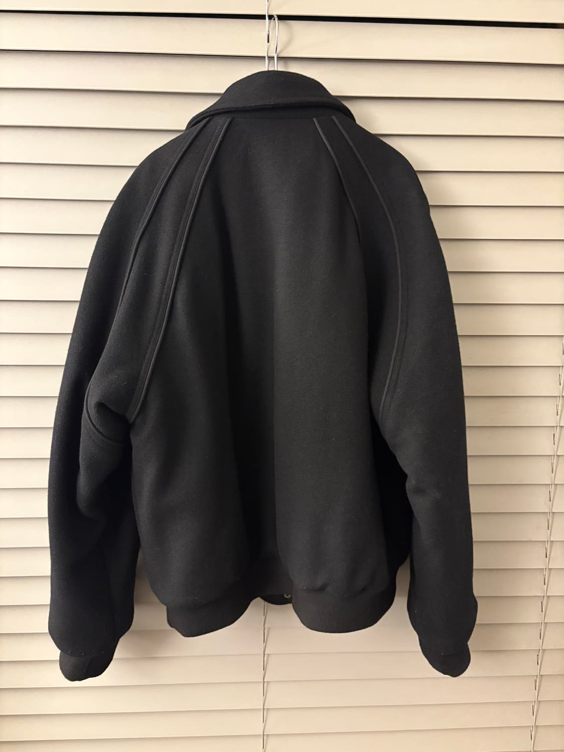 언어펙티드 울 바시티 자켓 블랙 M 상품이미지2