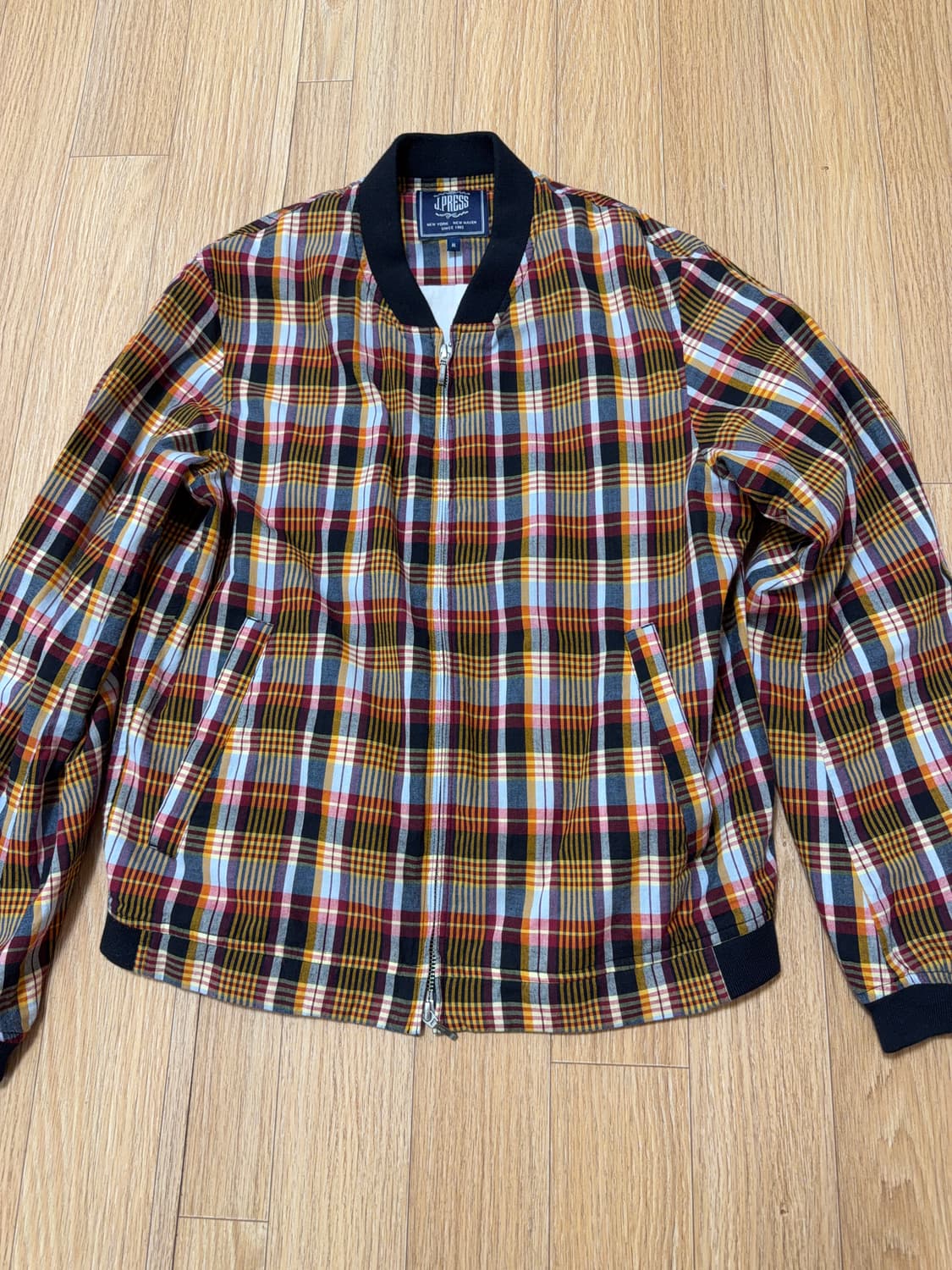 J press 마드라스 블루종 상품이미지4