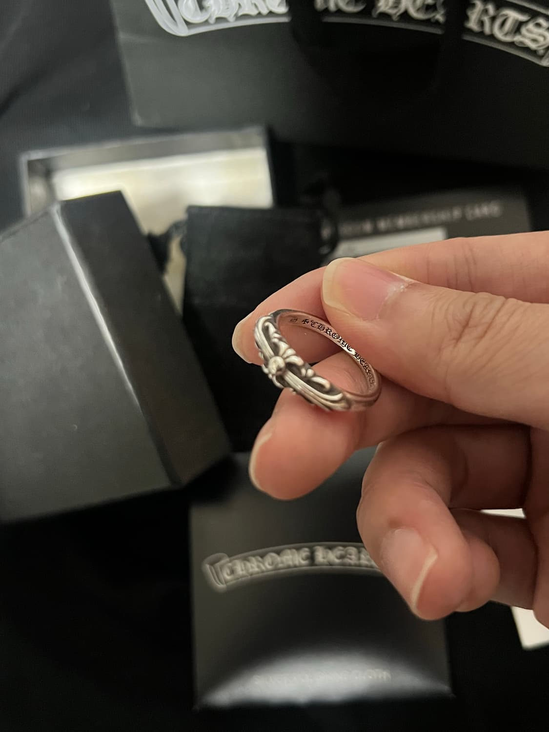 [us9.5] 크롬하츠 베이비플로랄링 상품이미지2