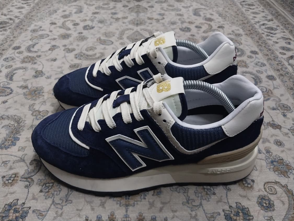 (새상품) 뉴발란스 574  레거시 네이비 220mm  (230까지가능) 상품이미지4