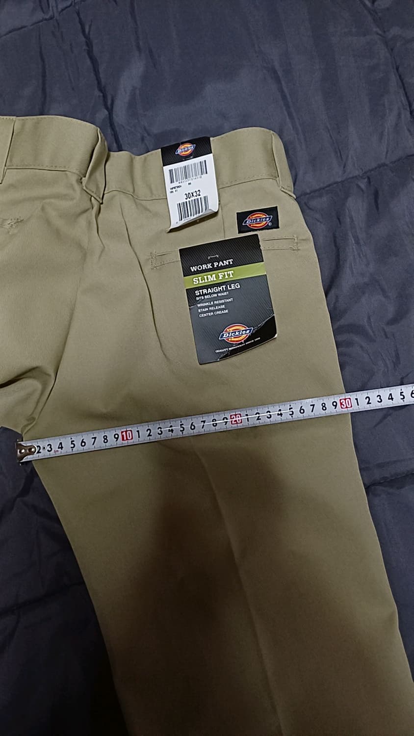 디키즈 미사용 워크팬츠 30인치 기장104 상품이미지9