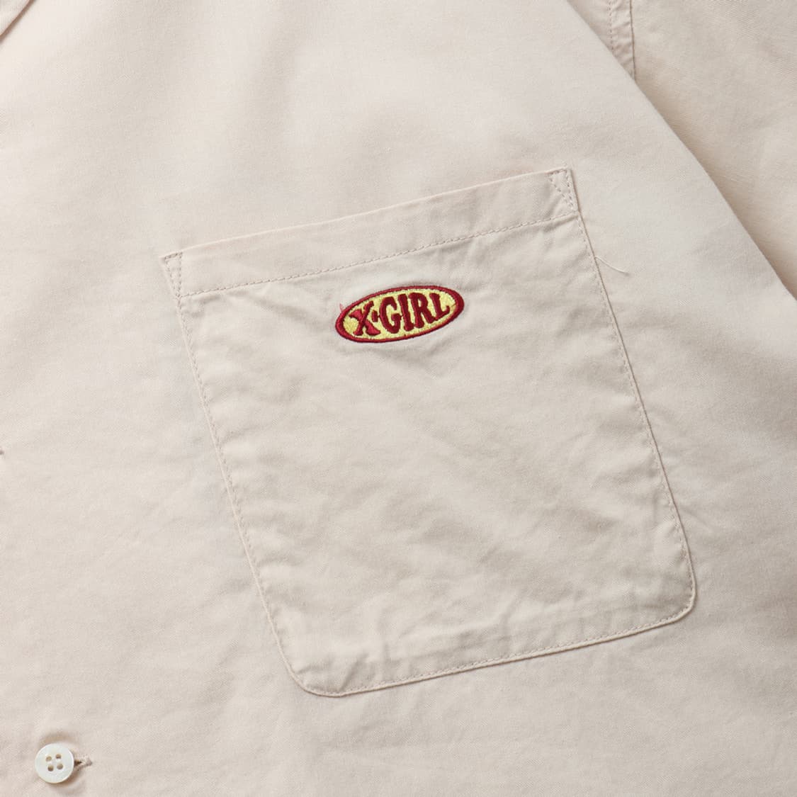 X-girl Chubby Oval Open Collar Shirt 상품이미지8