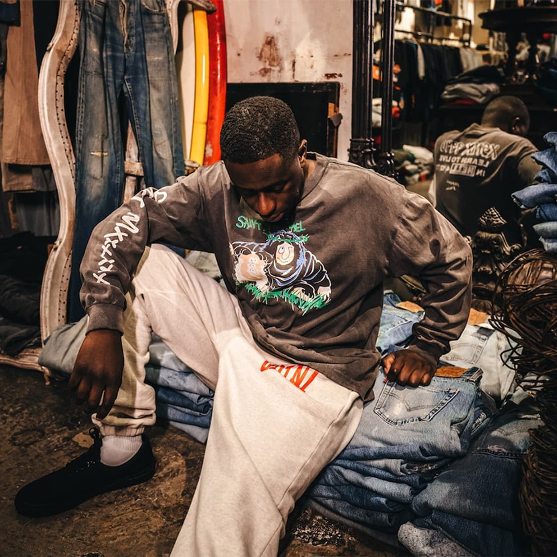 [XL] 세인트미카엘 롱슬리브 양고릴라 새제품 상품이미지6