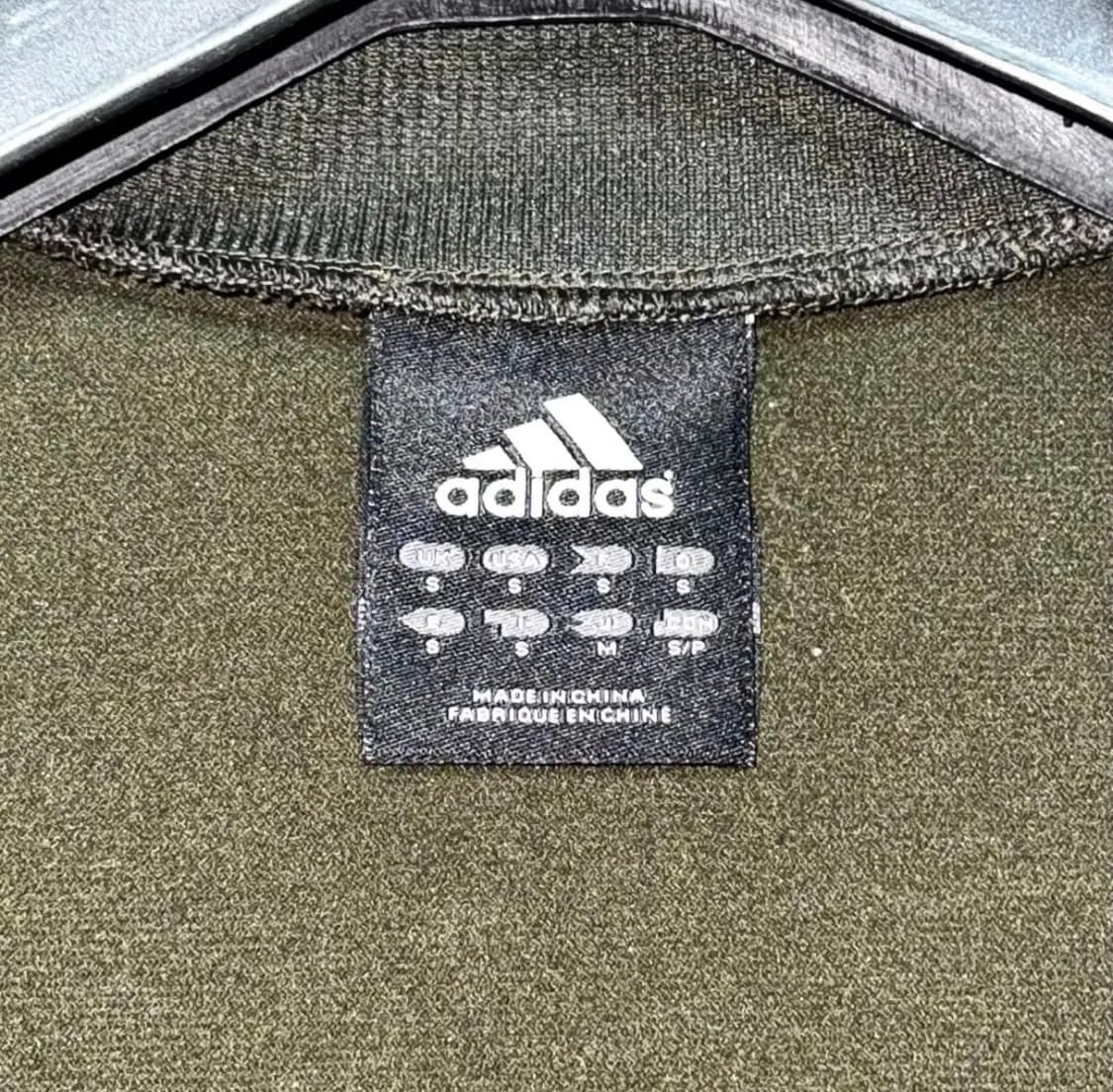 ADIDAS 아디다스 90s 카키 금장 져지 집업 상품이미지4