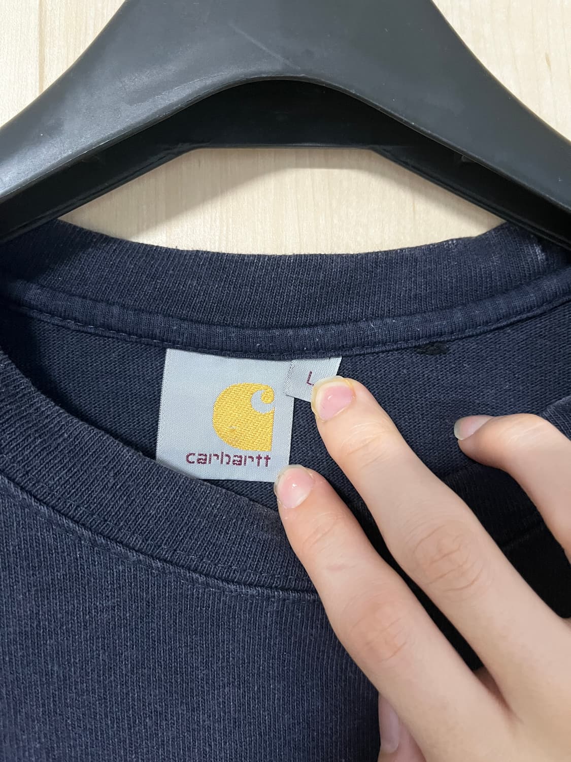 칼하트 포켓 반팔티 네이비 상품이미지3