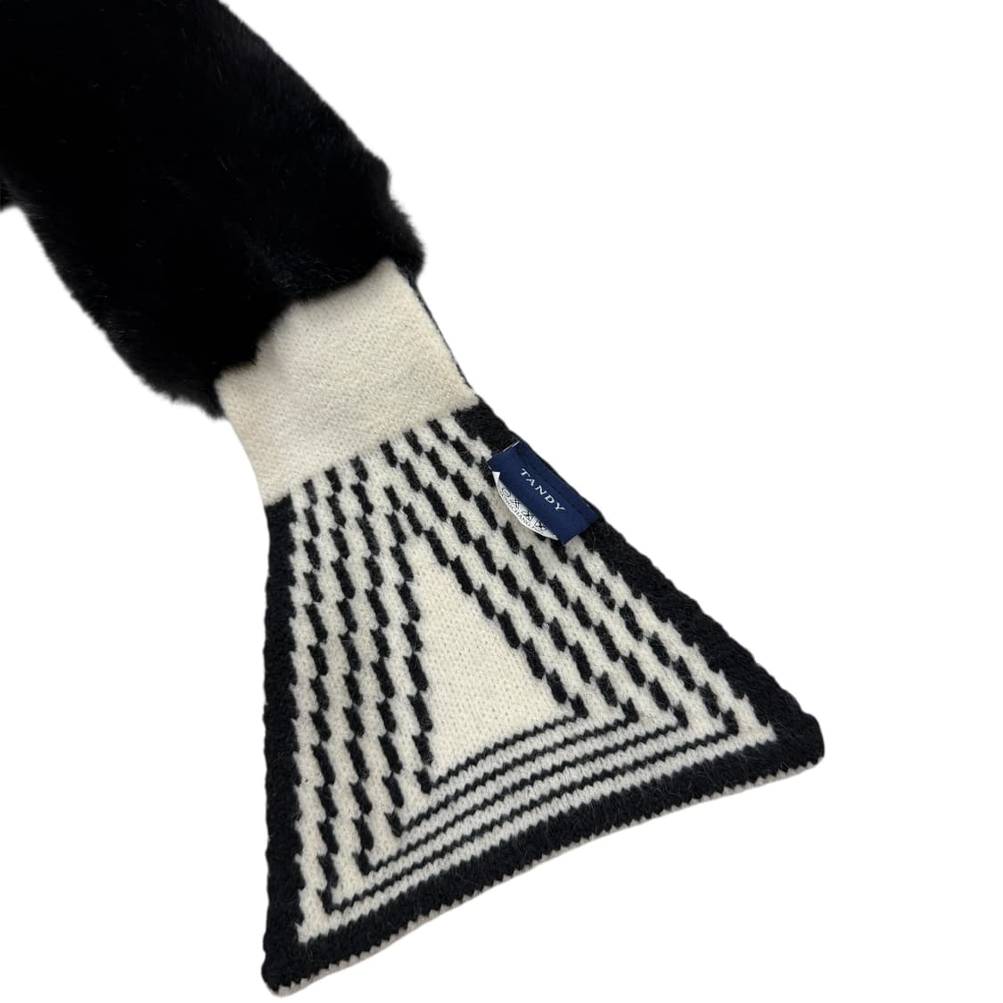 TANDY 탠디 페이크 끼움 머플러 목도리 블랙 상품이미지3