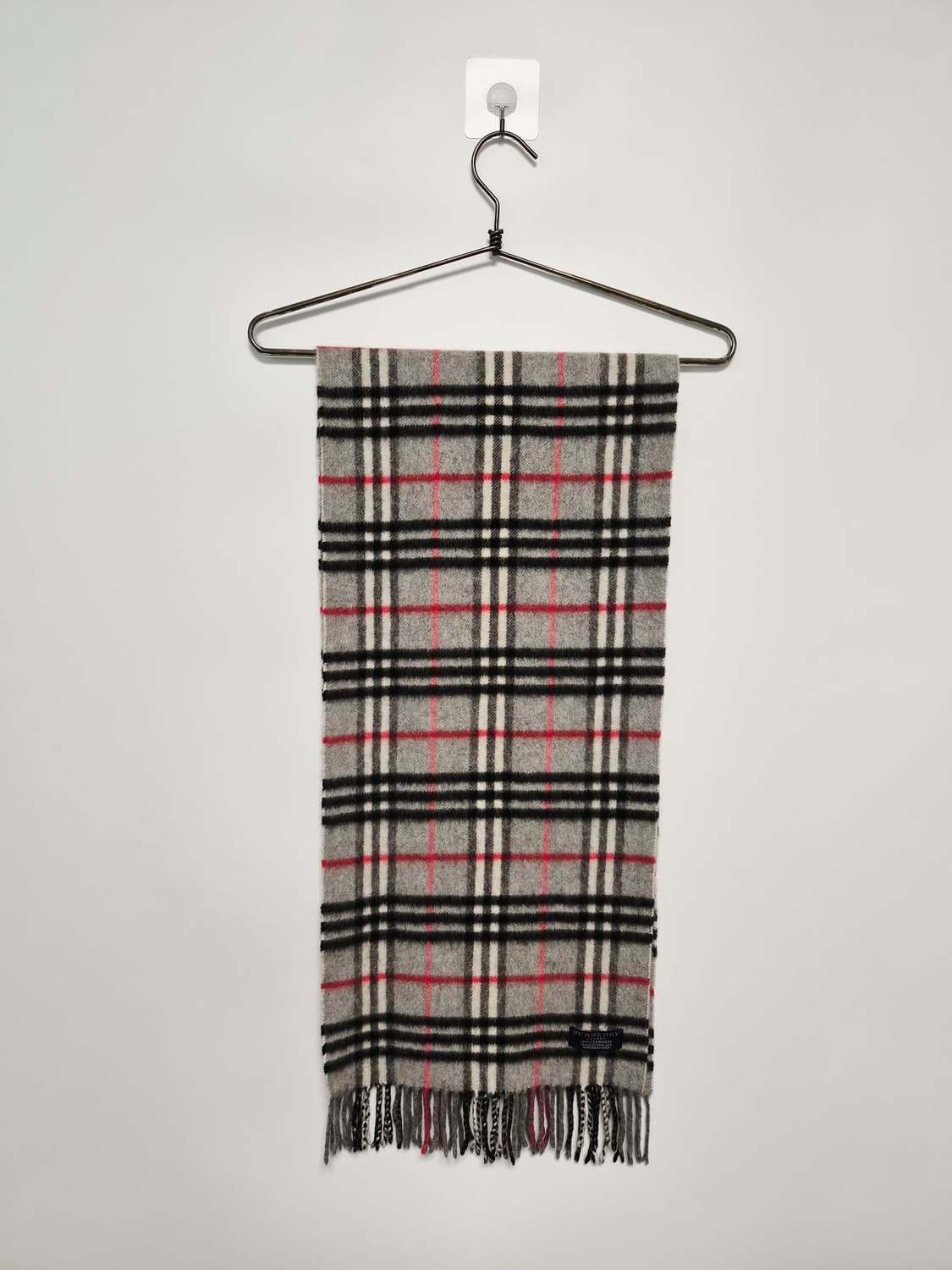 버버리 그레이 노바체크 캐시미어100 머플러 목도리  상품이미지1