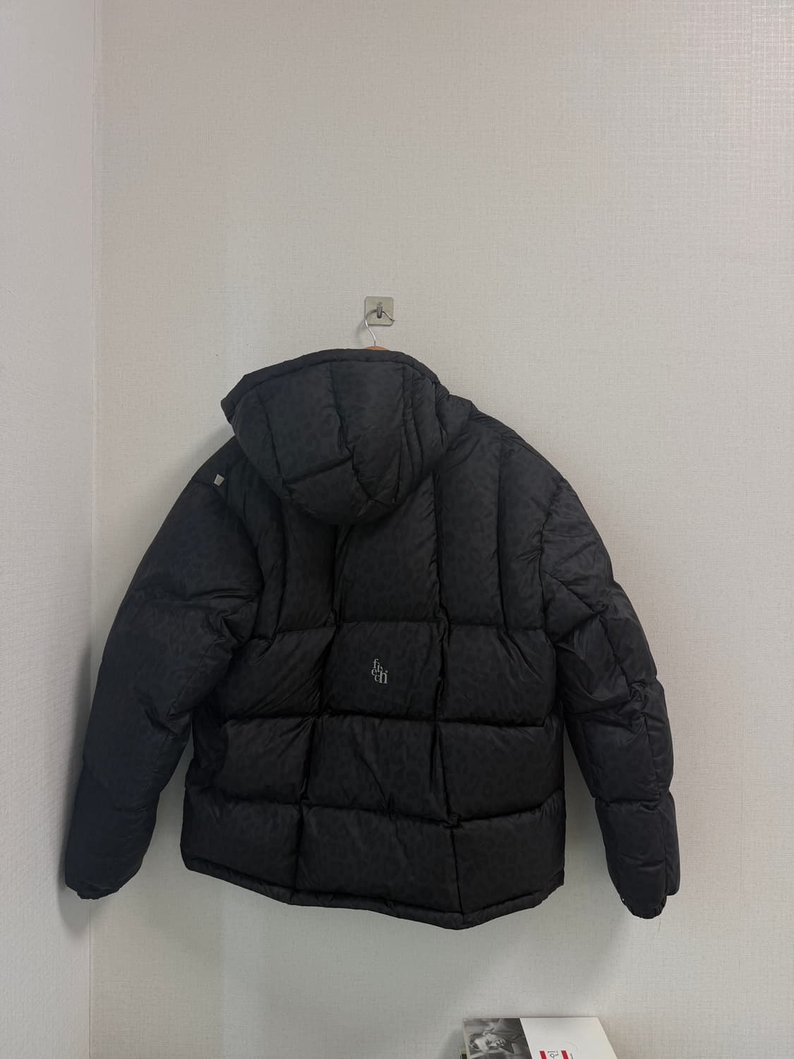 fetch 검정 레오파드 패딩 XL 상품이미지2