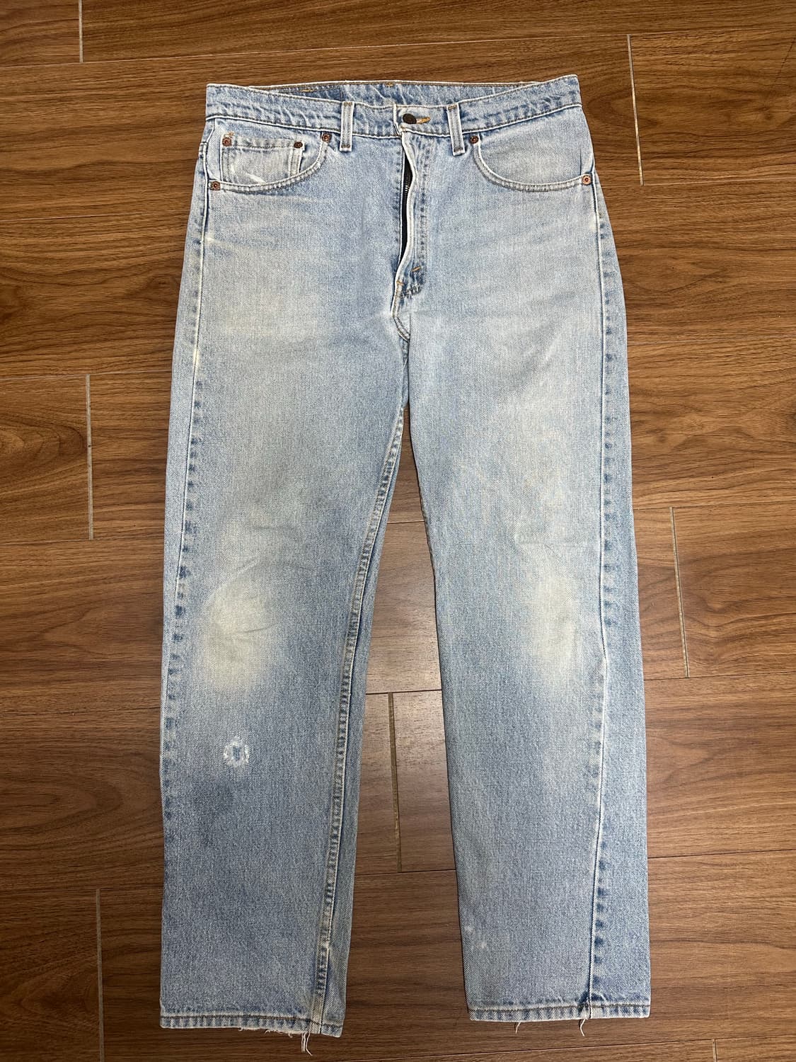 90s 빈티지 리바이스 505 33 연청 상품이미지1