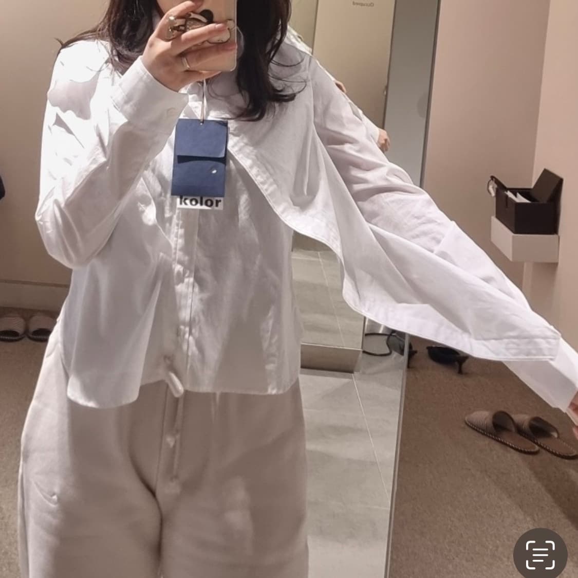 kolor 컬러 블라우스 2사이즈  새상품 상품이미지5