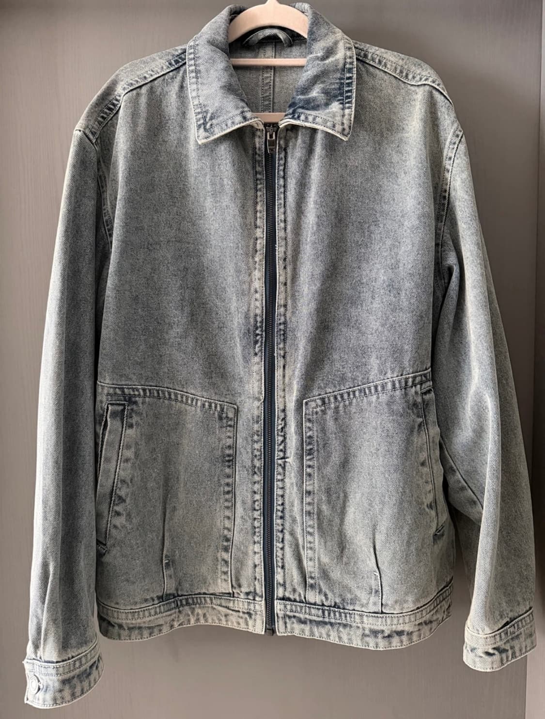 (이번주만이가격)에피그램 인디고 데님 집업 셔켓 상품이미지1