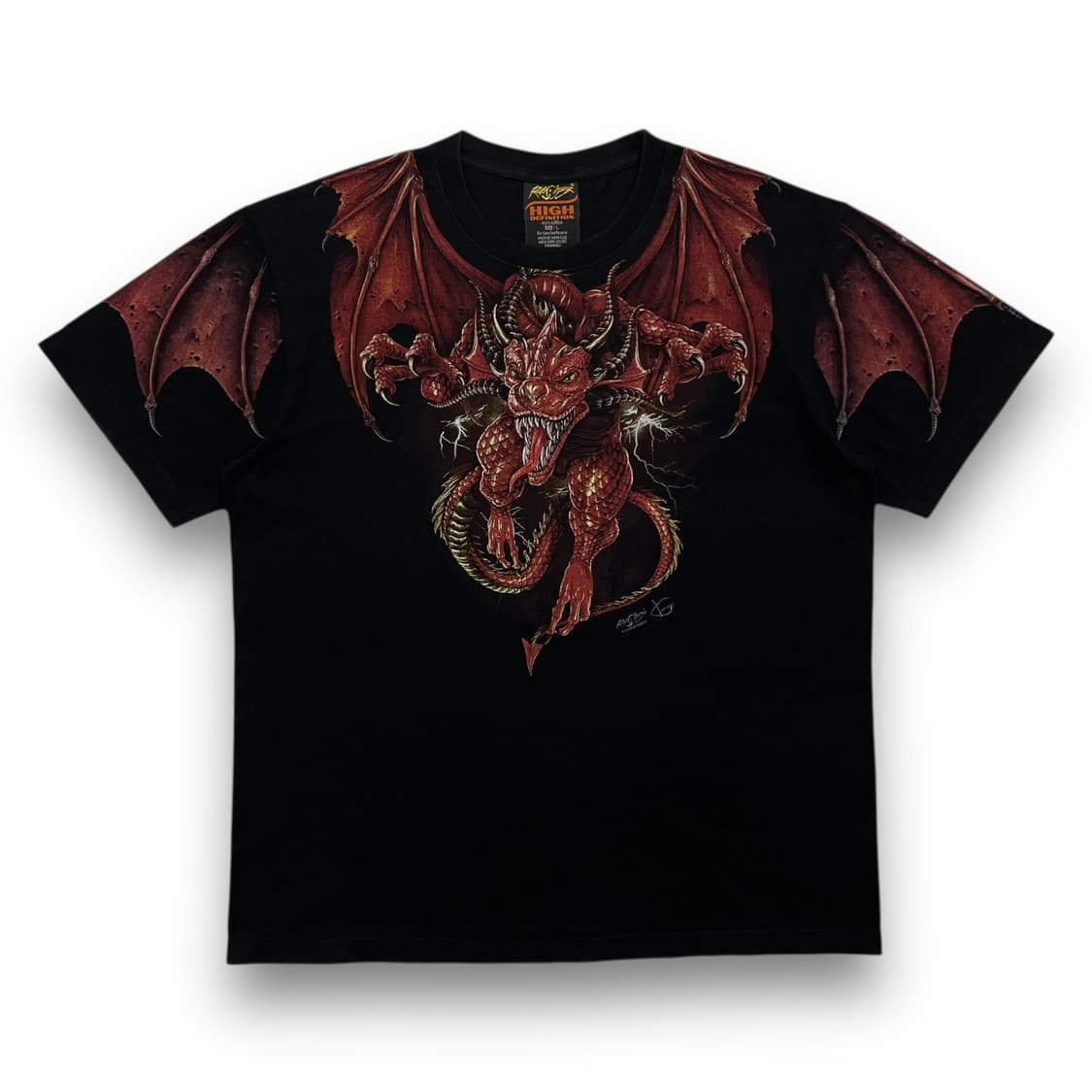 Rock Chang Red Dragon T-shirt 상품이미지2