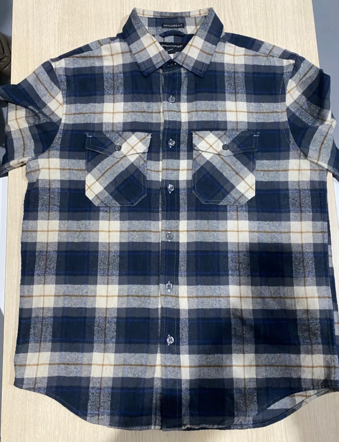 바나나리퍼블릭 플라넬 셔츠 남방 L 상품이미지3