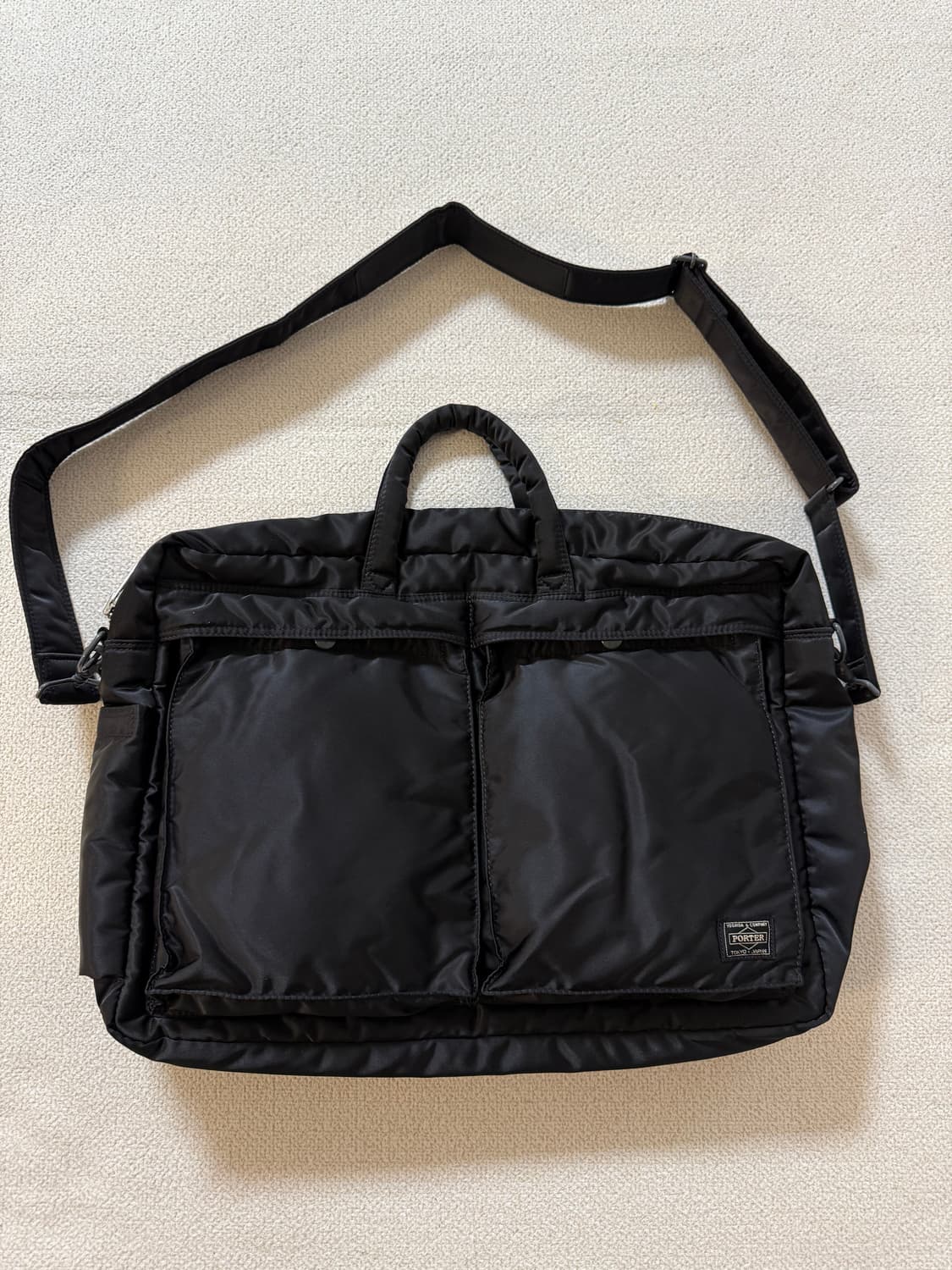 PORTER 포터 탱커 2way 오버나이트 브리프케이스 블랙 상품이미지1