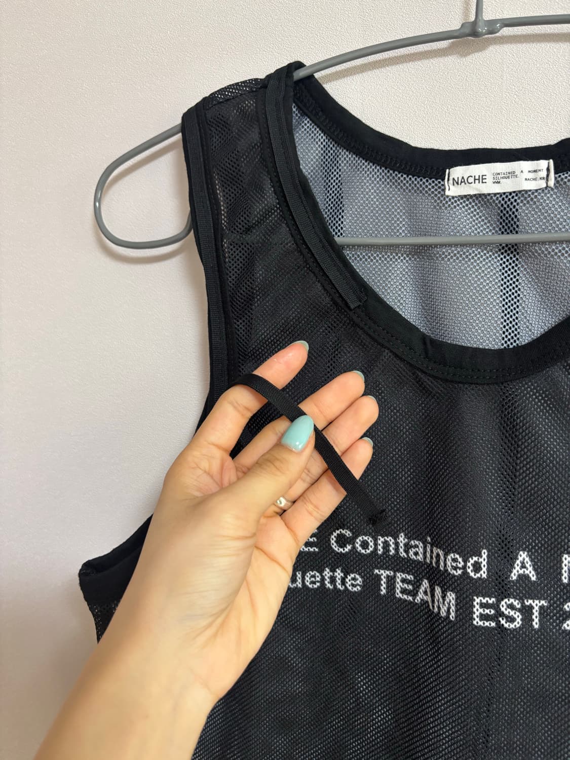 나체 메쉬 슬리브리스  상품이미지3