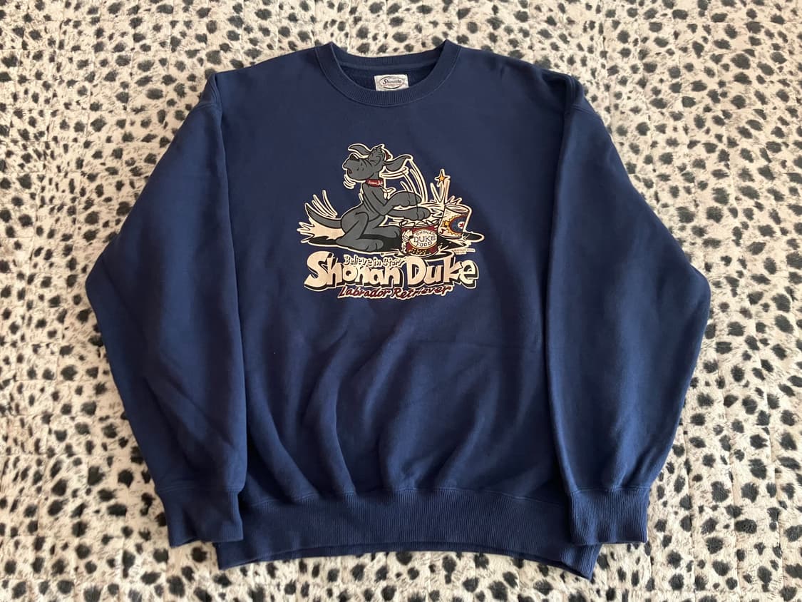 일본 조이마크디자인 쇼난듀크 스웻셔츠 L 구제 빈티지 서핑 캡틴산타 상품이미지1