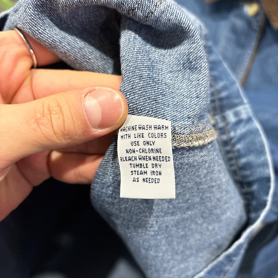 캐빈크릭 코듀로이 데님 워크자켓 2포켓 디테일 중 상품이미지7