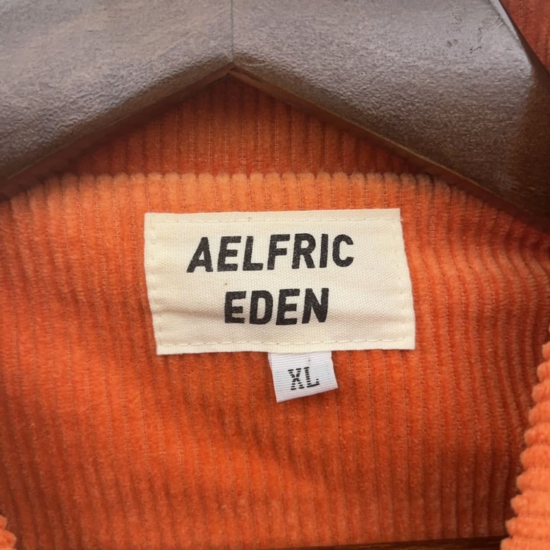 알프릭에덴 레트로 패치워크 키치 유니크 코듀로이 자켓 XL C07182 상품이미지5