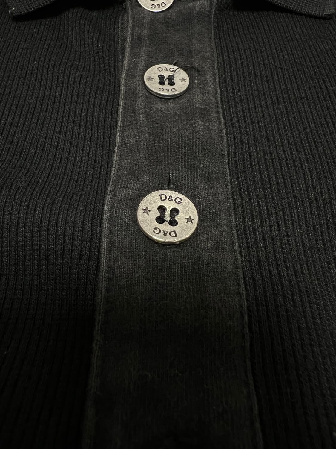 D&G 돌체앤가바나 블랙 배색 포켓 디테일 카라 롱슬리브 / L 상품이미지7