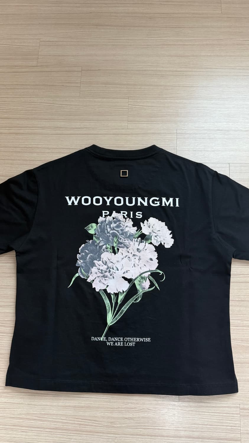 우영미 플라워 반팔 44사이즈 상품이미지1