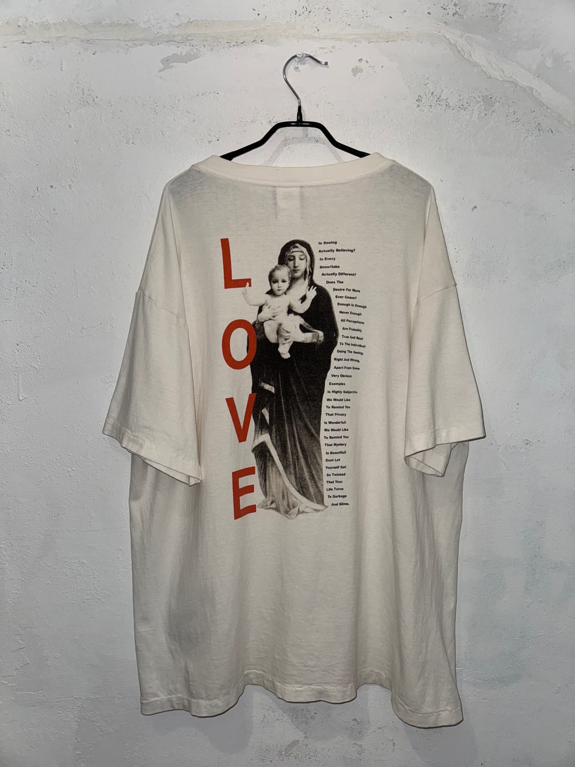 세인트 마이클 라이프 마리아 티셔츠 화이트 - 23SS 상품이미지1