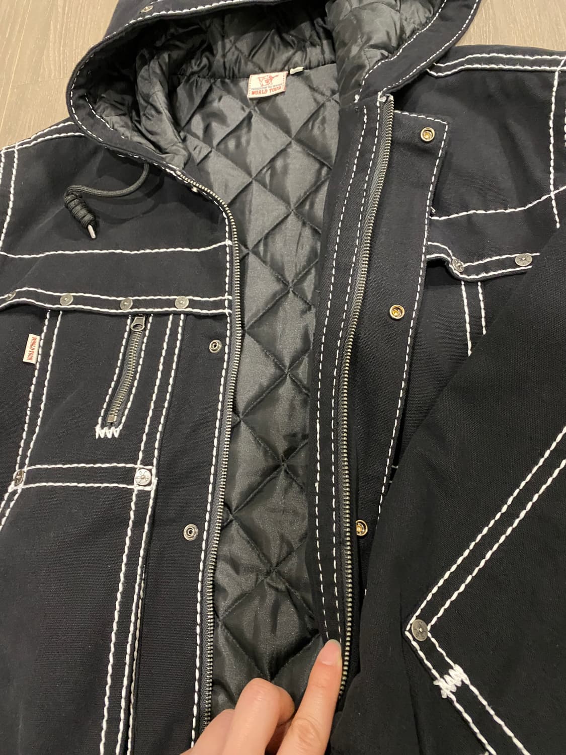 트루릴리젼 데님 자켓 사이즈m 상품이미지6